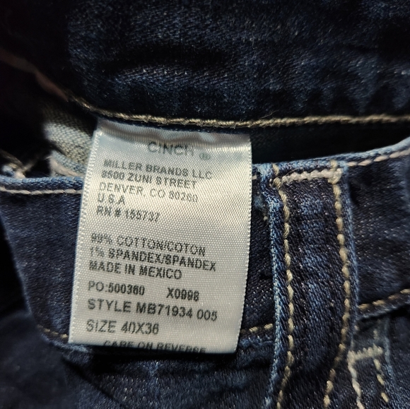 Men's Cinch Jeans - Picture 2 of 3